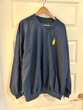 Vintage Swingster 90s Golf Pullover Windbreaker Navy Blue Size XL